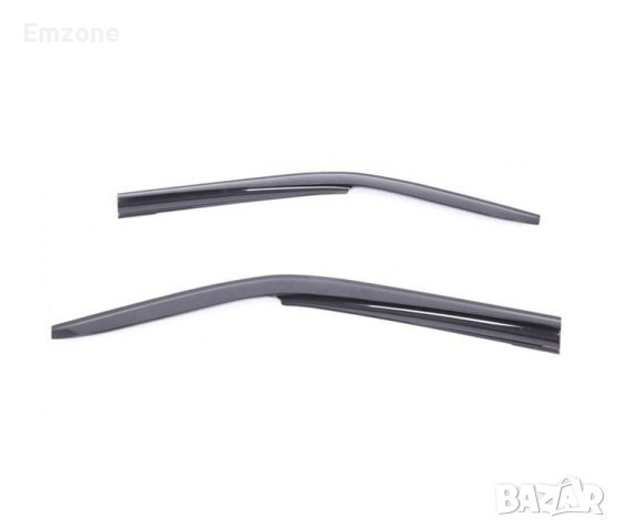 Ветробрани Черни Външни за Мерцедес Mercedes Sprinter VW Crafter 2007 до 2017 Предни Комплект 2 броя, снимка 2 - Аксесоари и консумативи - 40574190