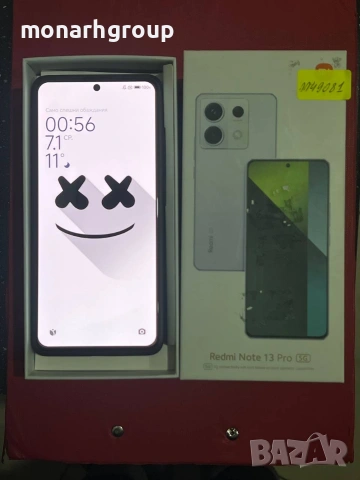 Телефон Redmi note 13 pro 5g /256gb/8+4gbRAM/ с кутия и кейс, снимка 2 - Xiaomi - 53014687