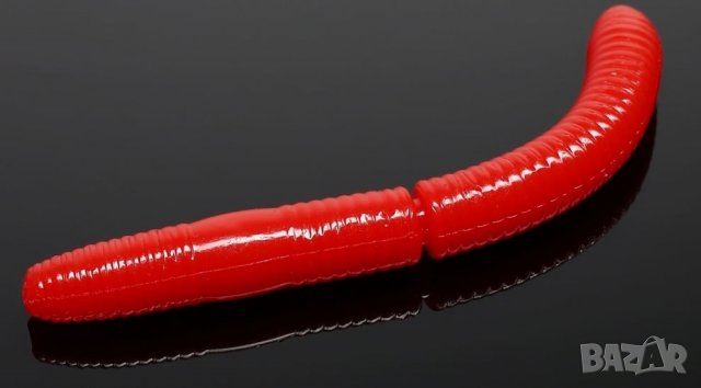 Libra Lures FATTY D'WORM 75 Силиконова примамка червей различни цветове и вкус, снимка 6 - Такъми - 32360943