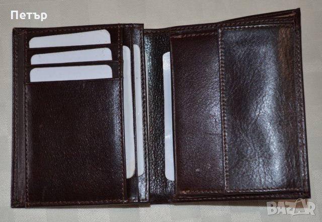 Bruno Banani Texas_5 W320/2639 кафяв вертикален портфейл, снимка 4 - Портфейли, портмонета - 32784669