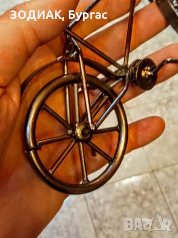 ВЕЛОСИПЕД - металопластика, снимка 3 - Декорация за дома - 27893441