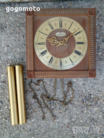 оригинален стенен часовник Junghans първата половина на ХХ  век Original wall clock Antique German, снимка 2 - Антикварни и старинни предмети - 26108454