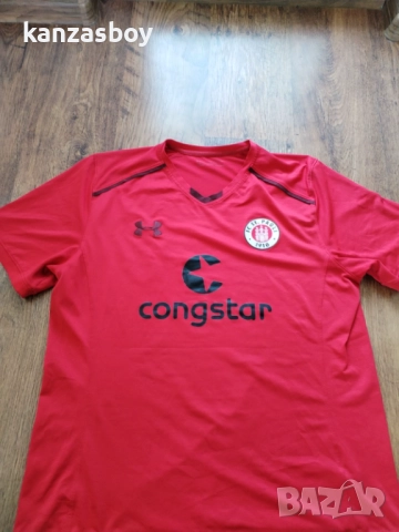 under armour st.pauli 2018-19 - колекционерска футболна тениска 2ХЛ, снимка 4 - Тениски - 51659848