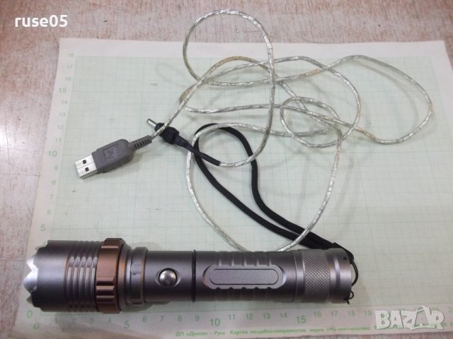 Фенер акумулаторен регулируем нов работещ, снимка 9 - Прожектори - 38185275