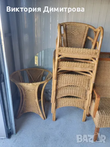 Комплект ратан, снимка 12 - Градински мебели, декорация  - 48008957