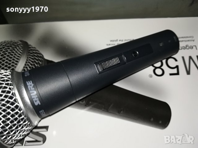 shure sm58-ВОКАЛЕН КОМПЛЕКТ-profi microphone, снимка 9 - Микрофони - 28694150