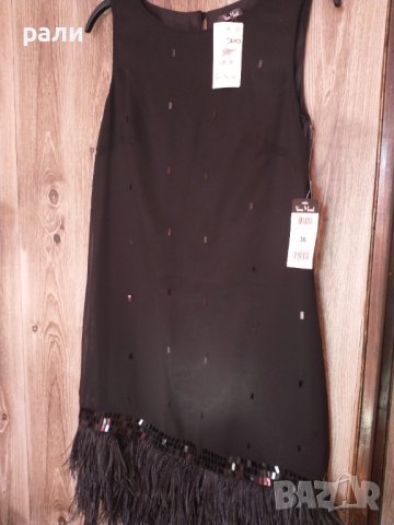 Черна официална рокля, снимка 2 - Рокли - 44079970