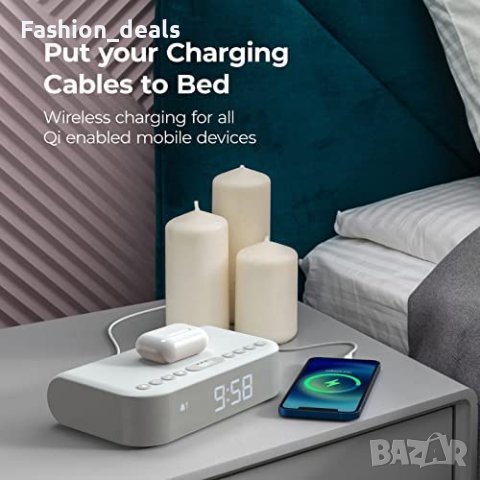 Ново нощно радио будилник Стерео Bluetooth високоговорител аларма, снимка 6 - Друга електроника - 40339060