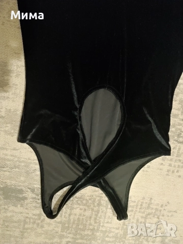 Кадифена рокля с гол гръб , снимка 2 - Рокли - 52541689