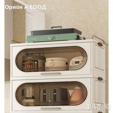 Голям Мултифункционален Шкаф на Колелца , Водоустойчив, Издръжлив, Изработен от Поликарбон , снимка 5 - Шкафове - 52931733