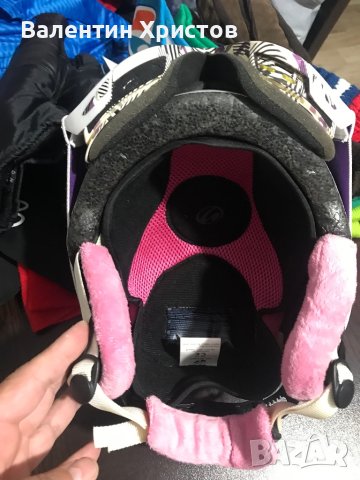 Каска с маска 25лв размер S 52-55см, снимка 3 - Зимни спортове - 43265281