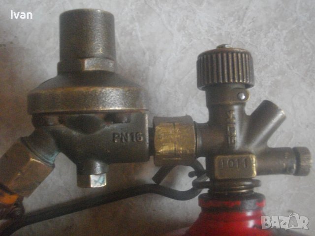 Немска Газова Горелка С Поялник-С Бутилка/Маркуч/Вентил Клапан/-Старо Качество-Отлична-Масивна, снимка 18 - Поялници и запояване - 44081627