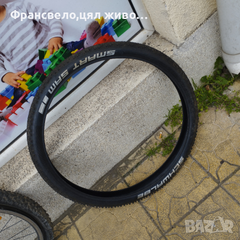 Малко употребявана гума за велосипед колело 26 цола smart sam , снимка 1 - Части за велосипеди - 44876251
