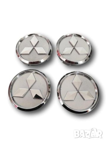 капачки за джанти Мицубиши Mitsubishi комплект сиви 4 броя 60мм