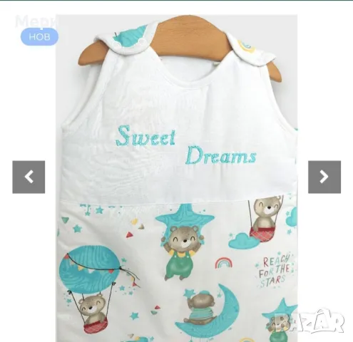 детско спално чувалче Мече на луна от 0 -3 месеца , снимка 2 - Детски комплекти - 50231650