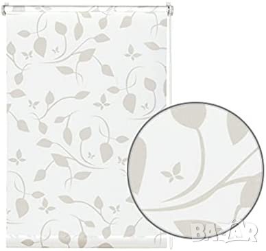 GARDINIA EASYFIX декор Скандинавска ролетна щора без пробиване, за залепване или затягане, непрозрач, снимка 2 - Щори - 39961202