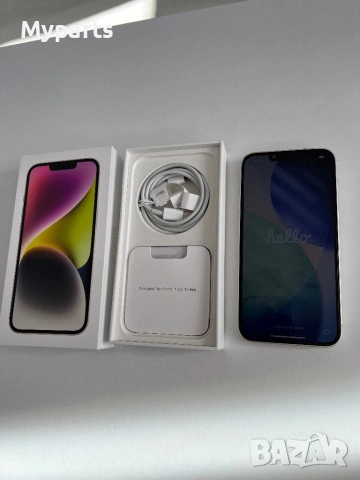 iPhone 14 starlight 128 gb в безупречно състояние без забележка, снимка 11 - Apple iPhone - 53092125