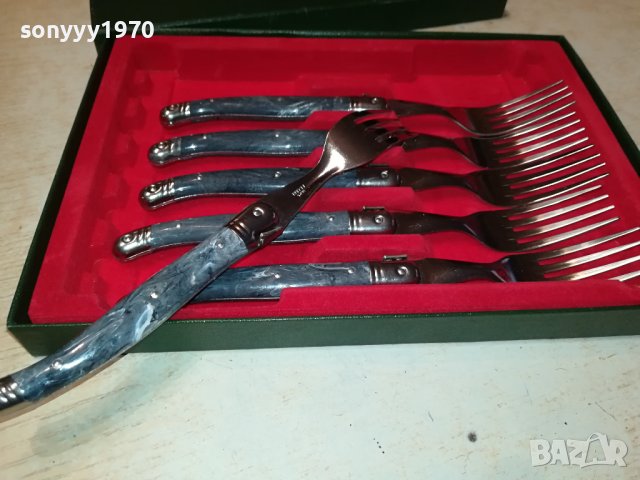 ФРЕНСКИ ВИЛИЦИ-LAGUIOLE 6БР 0412231018, снимка 5 - Антикварни и старинни предмети - 43264214