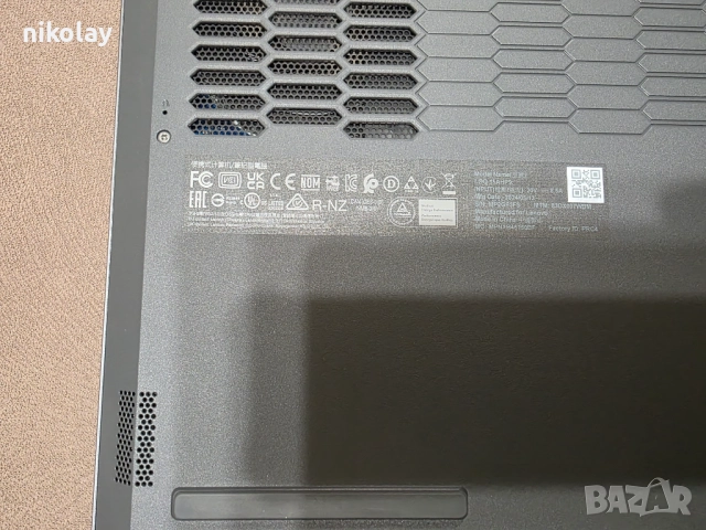 Лаптоп Lenovo LOQ 15AHP9, AMD Ryzen 7 8845HS, NVIDIA RTX 4050 6GB, снимка 12 - Лаптопи за игри - 52630608