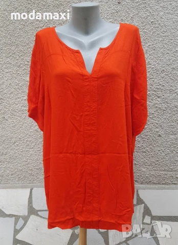 4XL Нова туника Janina в доматено червено, снимка 1