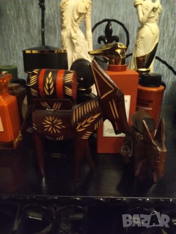 Ръчно изработени лот дървени магаренца от Израел, снимка 5 - Статуетки - 43025058