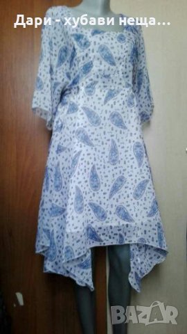 Рокля от шифон, с подплата👗🌹XL,2XL, 3XL👗🌹арт.405, снимка 2 - Рокли - 33160883