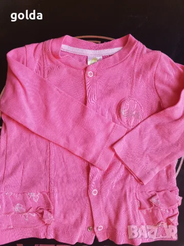 Сет бебешка жилетка с блузка 8-12 мес., снимка 2 - Комплекти за бебе - 49770222