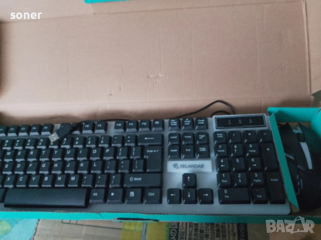 геймърска клавиатура+мишка, снимка 1
