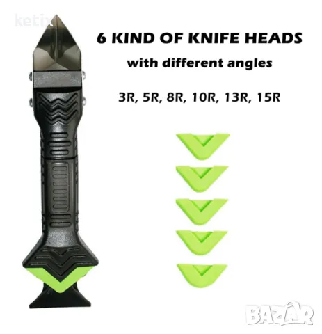 Мултифункционален комплект шпатули,поставяне/премахване на силикон, снимка 3 - Други инструменти - 48486604