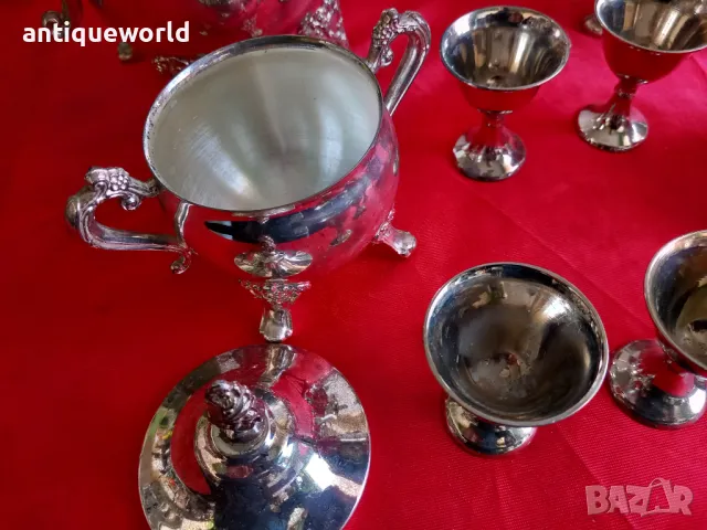 Стар ПОСРЕБРЕН Бароков Сервиз BMF, снимка 3 - Антикварни и старинни предмети - 47965222