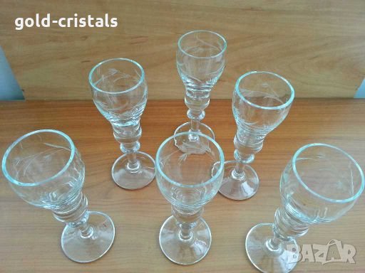  кристални чаши, снимка 4 - Чаши - 28433687