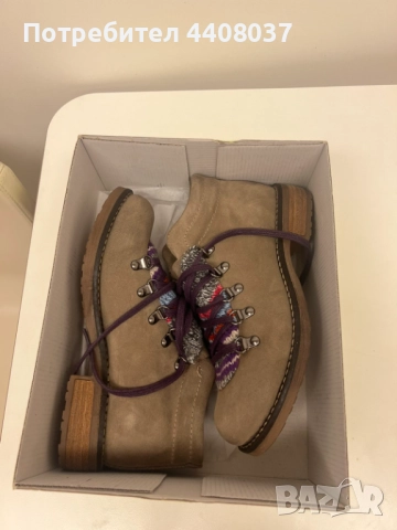 Дамски Кожени Ботуши - Чисто Нови, снимка 4 - Дамски ботуши - 51905830