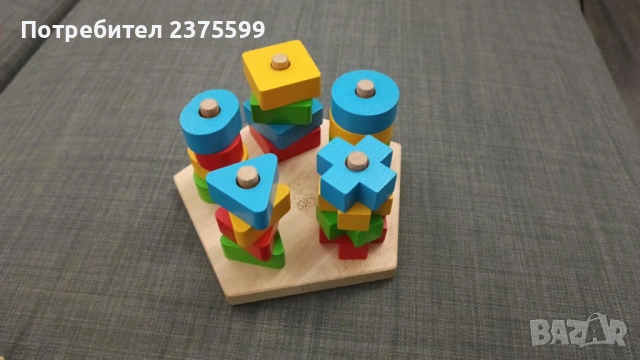 Дървена низанка Eichhorn , снимка 2 - Образователни игри - 53058033