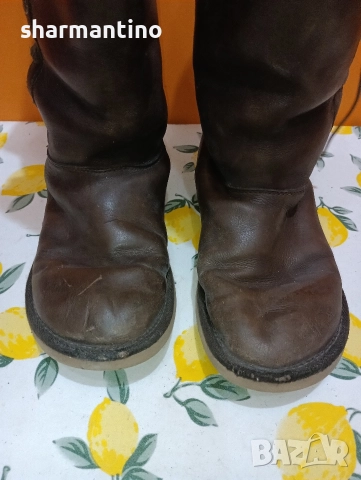 UGG кожени ботуши N 39, снимка 8 - Дамски ботуши - 52976725