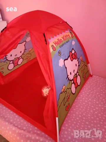 Детска палатка Hello Kitty , снимка 3 - Играчки за стая - 51370288