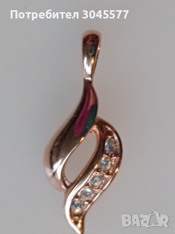 Висулка позлатена + торбичка - бижута, снимка 1