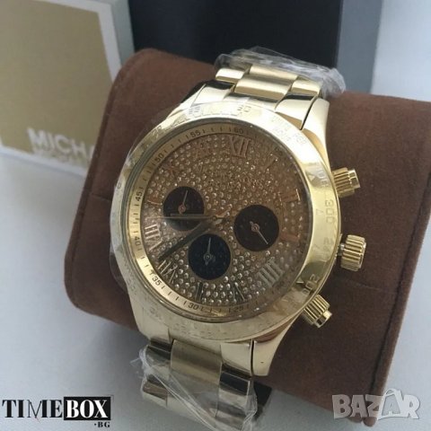 Michael Kors MK5830 Layton Glitz. Нов дамски часовник, снимка 3 - Дамски - 38811162
