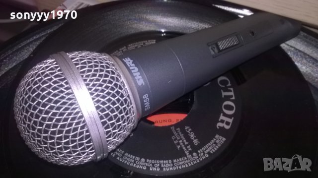 SHURE SM58-PROFESSIONAL MICROPHONE-ВНОС ШВЕИЦАРИЯ, снимка 5 - Микрофони - 27879493
