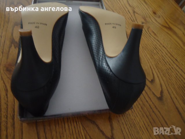 Дамски затворени обувки от кожа, летни , снимка 6 - Дамски обувки на ток - 40481334