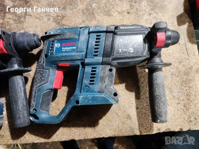 Акумулаторен перфоратор Бош 2 броя, снимка 6 - Перфоратори - 48923818