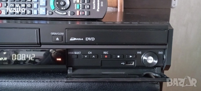 Panasonic-VHS- DVD-DMR-EZ49V-ЗАПИСВАЧКА! HI-FI , снимка 5 - Ресийвъри, усилватели, смесителни пултове - 53589203