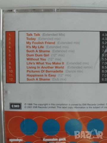 Talk Talk – Remixed - оригинален диск музика, снимка 2 - CD дискове - 52840413