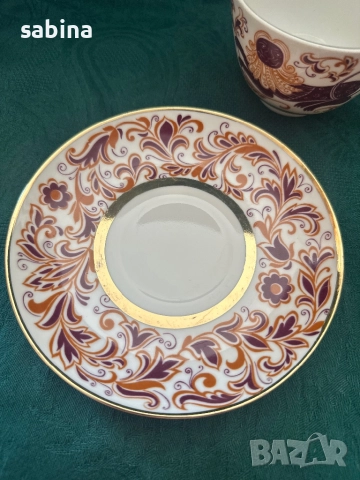 Рядък колеционерски порцеланов сет на ЛФЗ Ломоносов, снимка 3 - Колекции - 52671308