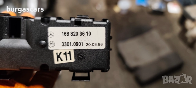 Централен панел бутони 168 820 36 10 Mercedes A160 W168 - 40лв, снимка 2 - Части - 52823297
