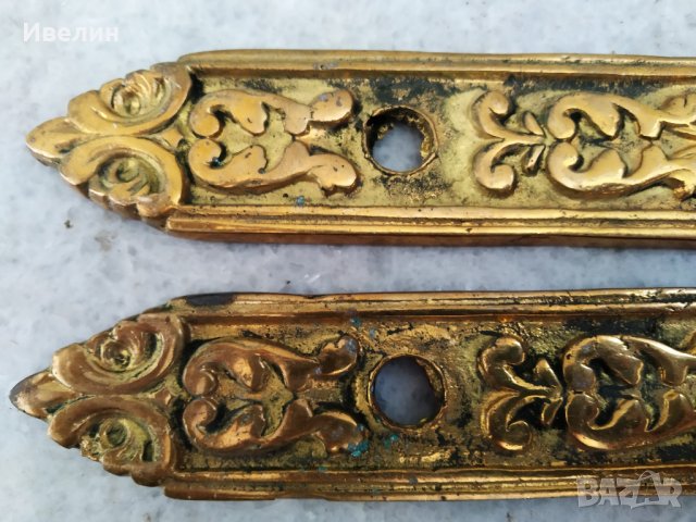 два бронзови шилда за врата , снимка 2 - Антикварни и старинни предмети - 26497558