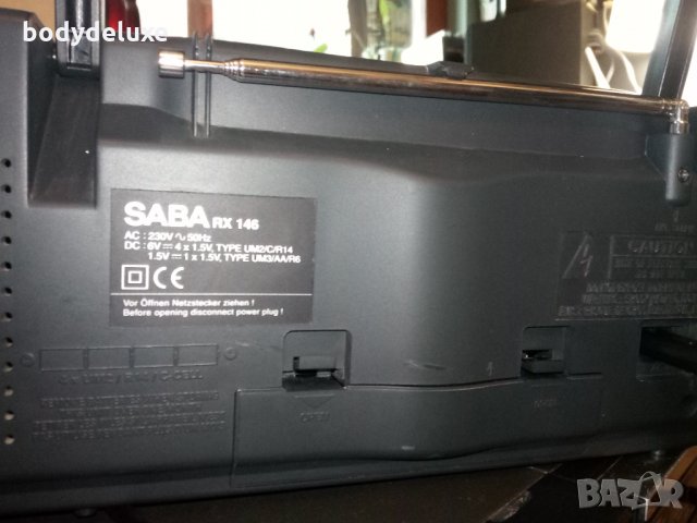 Saba RX146 радиобудилник, снимка 3 - Радиокасетофони, транзистори - 21594400