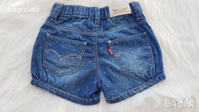 Къси дънкови панталони Levi's  12-18 месеца , снимка 2 - Бебешки дънки - 33489732