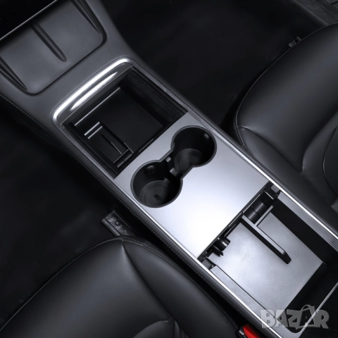 Комплект от 6 Части Органайзера за Съхранение Tesla Model Y/3 2017–2023, Кутия, Държач за Чаши и др., снимка 3 - Аксесоари и консумативи - 51758894