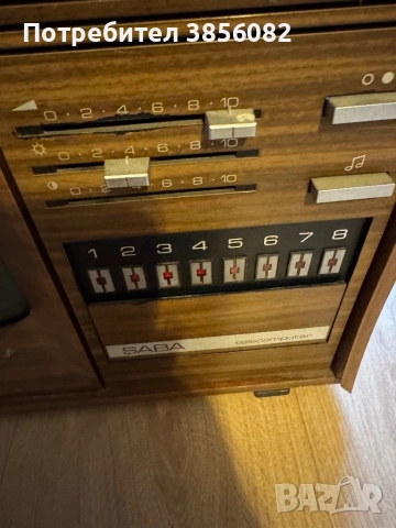 Продавам винтидж немски телевизор SABA T 258, 15 инча/38см./, снимка 3 - Телевизори - 52787444