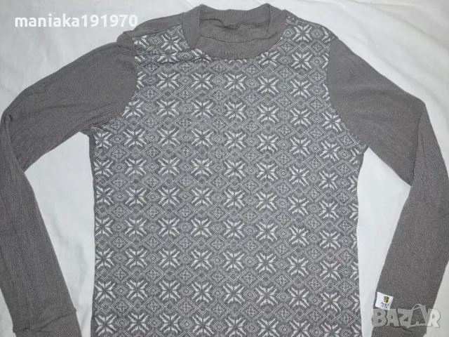 Janus (XL) мъжка термо блуза мерино 100% Merino Wool, снимка 2 - Спортни дрехи, екипи - 49070939